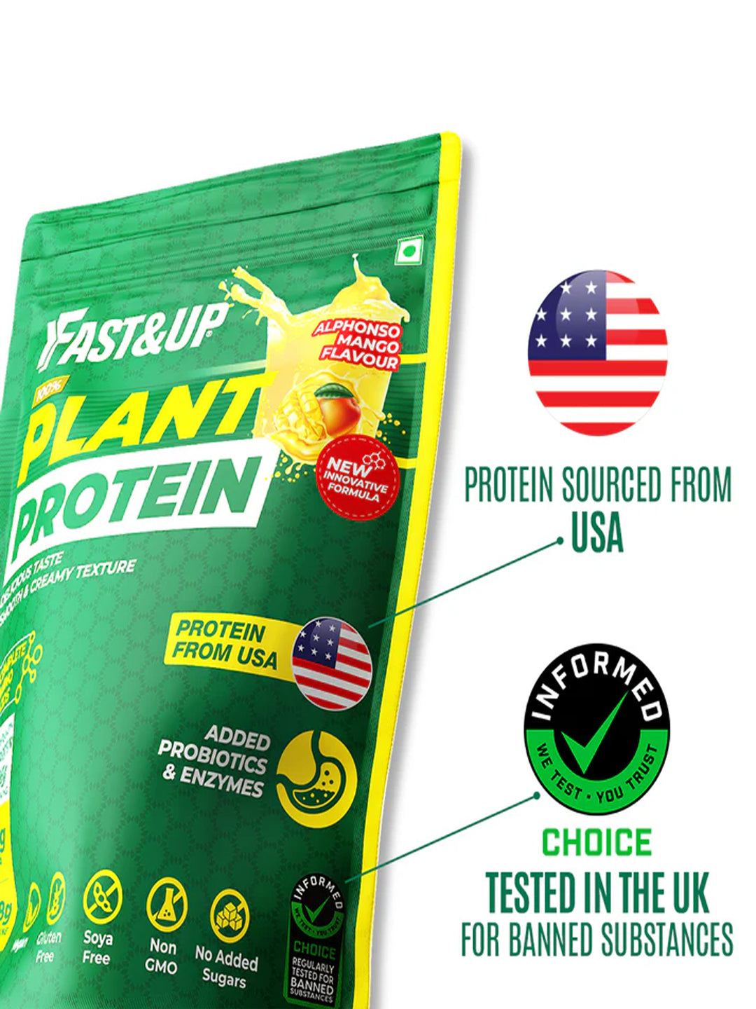 Fast&Up Plant Protein Powder