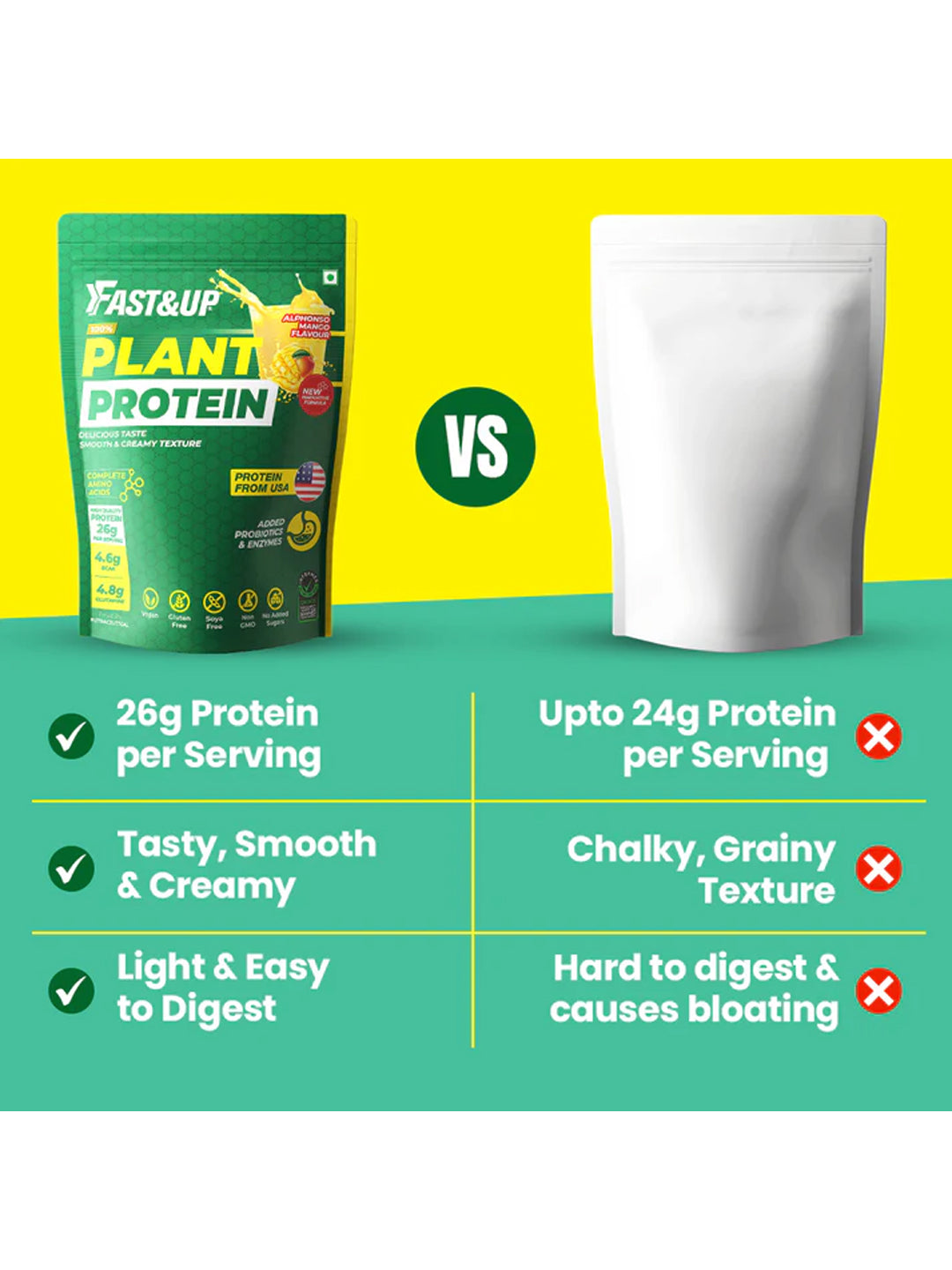 Fast&Up Plant Protein Powder