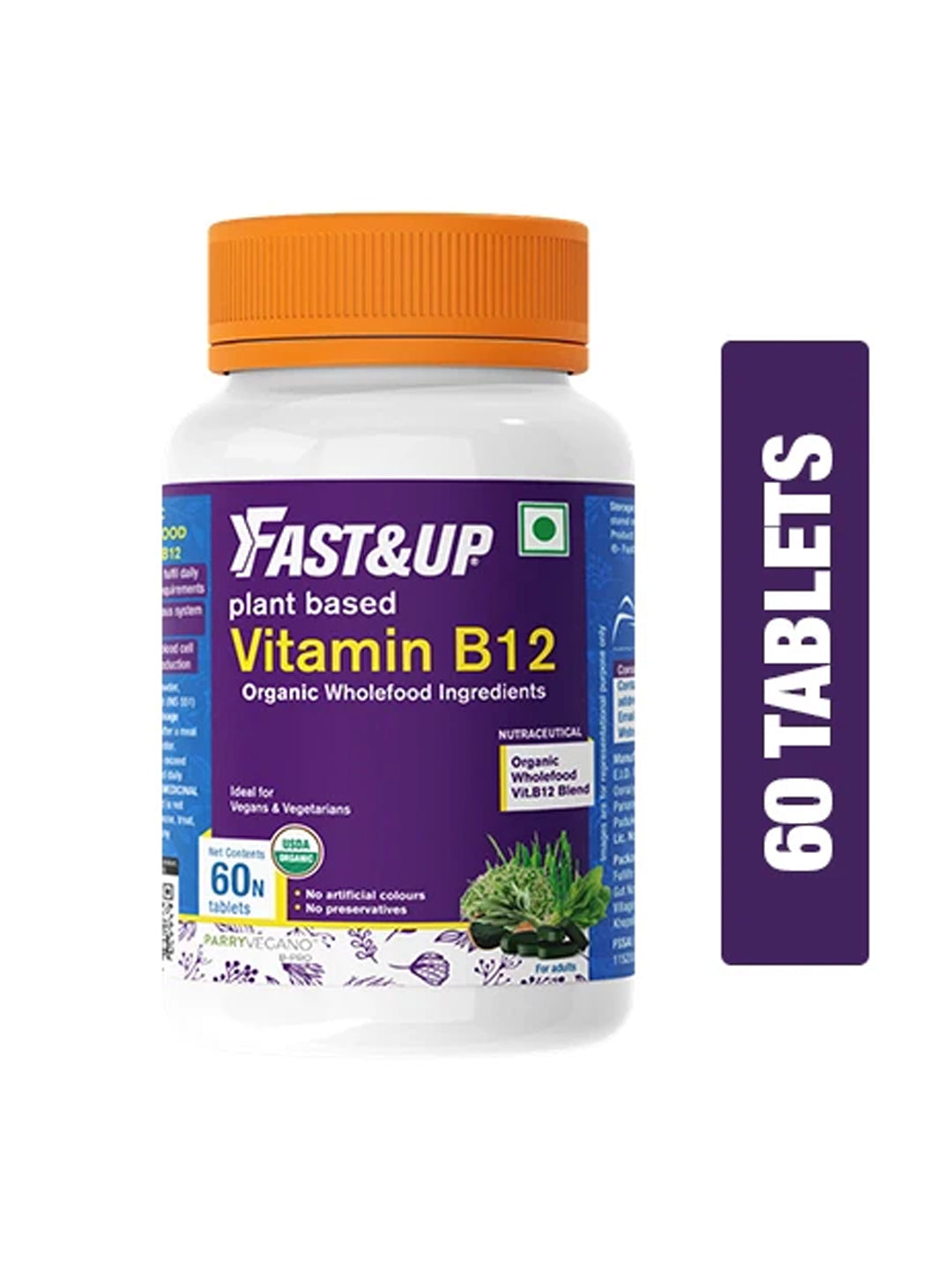 Fast&Up Plant Based Vitamin B12 60 Tablets