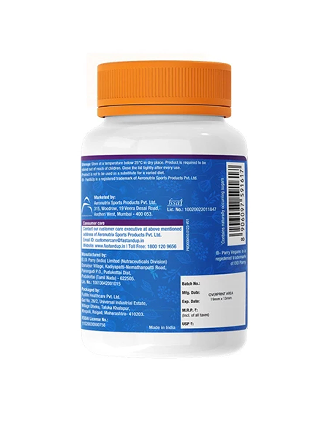 Fast&Up Plant Based Vitamin B12 60 Tablets