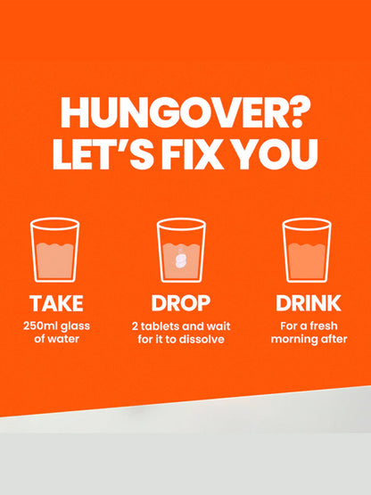 Fast&Up Instant Hangover Relief 30 Tablets (Pack of 3)