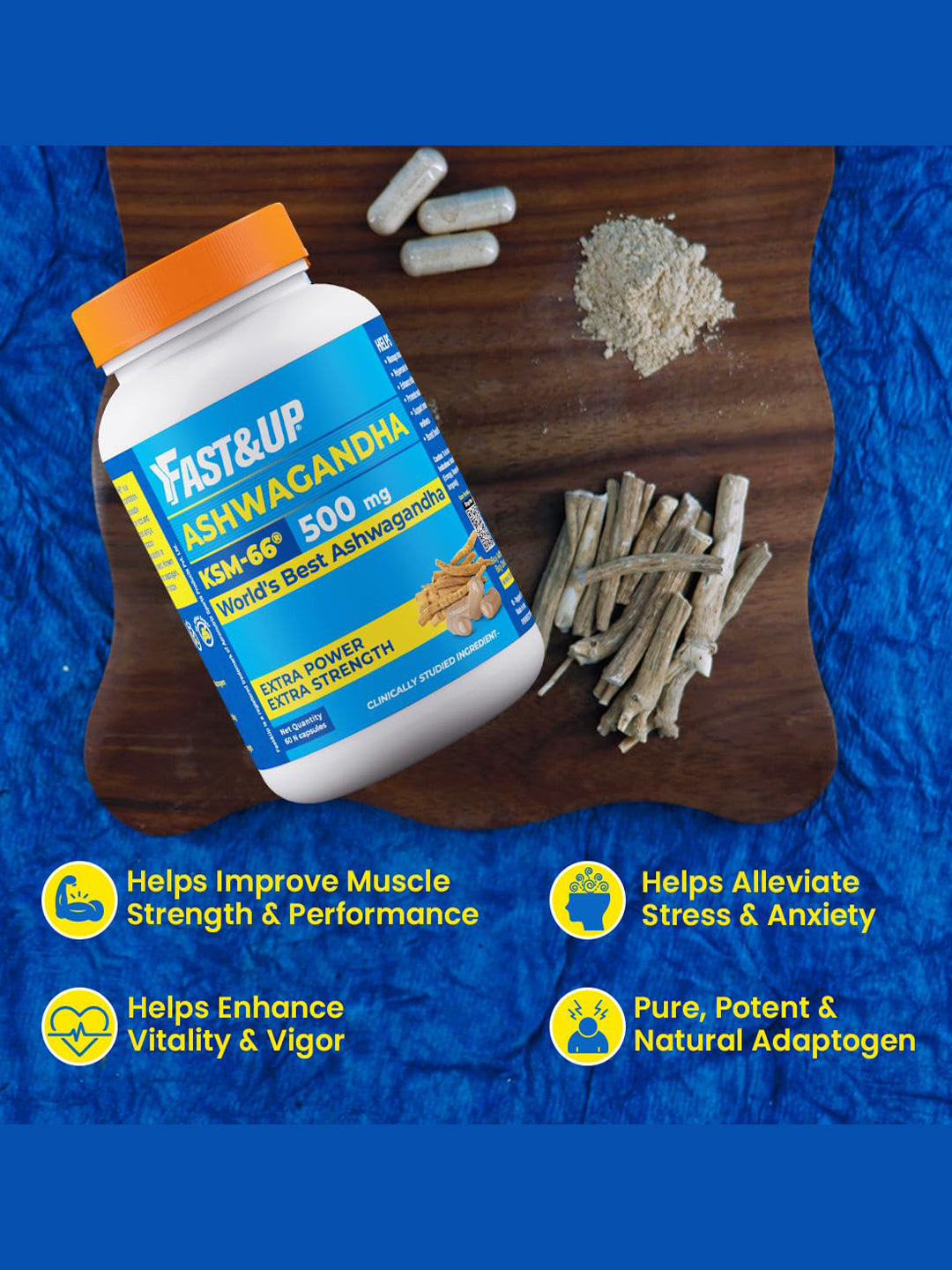 Fast&Up Ashwagandha Capsules 60's