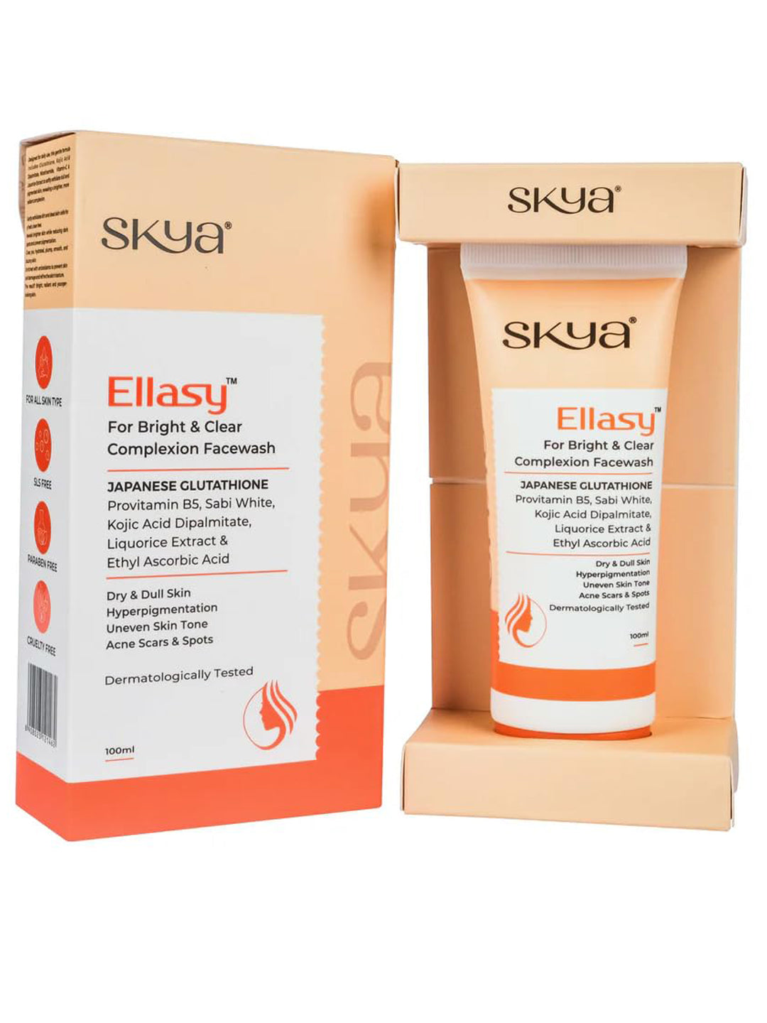 Skya Ellasy Face Wash Bright & Clear Complexion 100ml