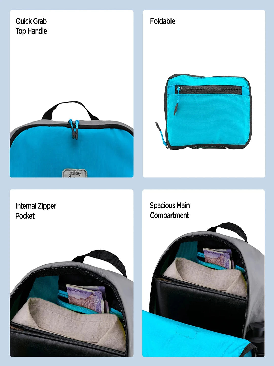 AQUA BLUE BLACK