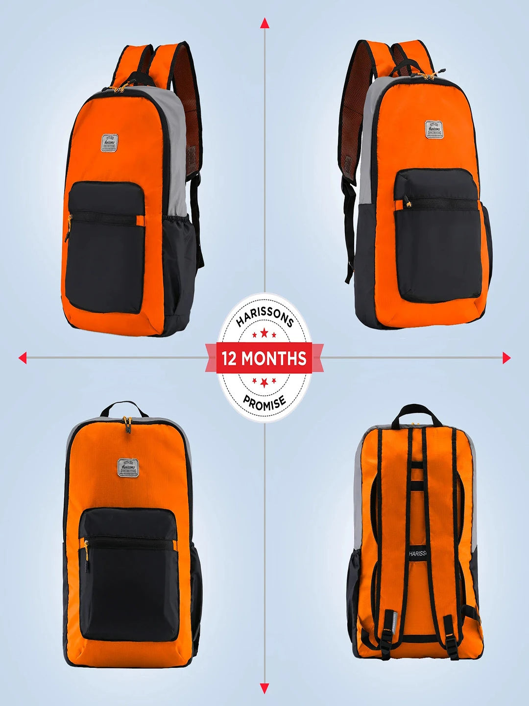 CORAL ORANGE BLACK