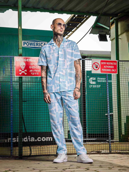 House Of Koala Blue Abstract Print Relaxed Fit All Day Pant