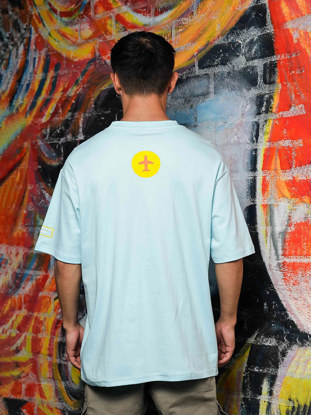 House Of Koala Blue Oversized Drop Shoulder Fit T-Shirt