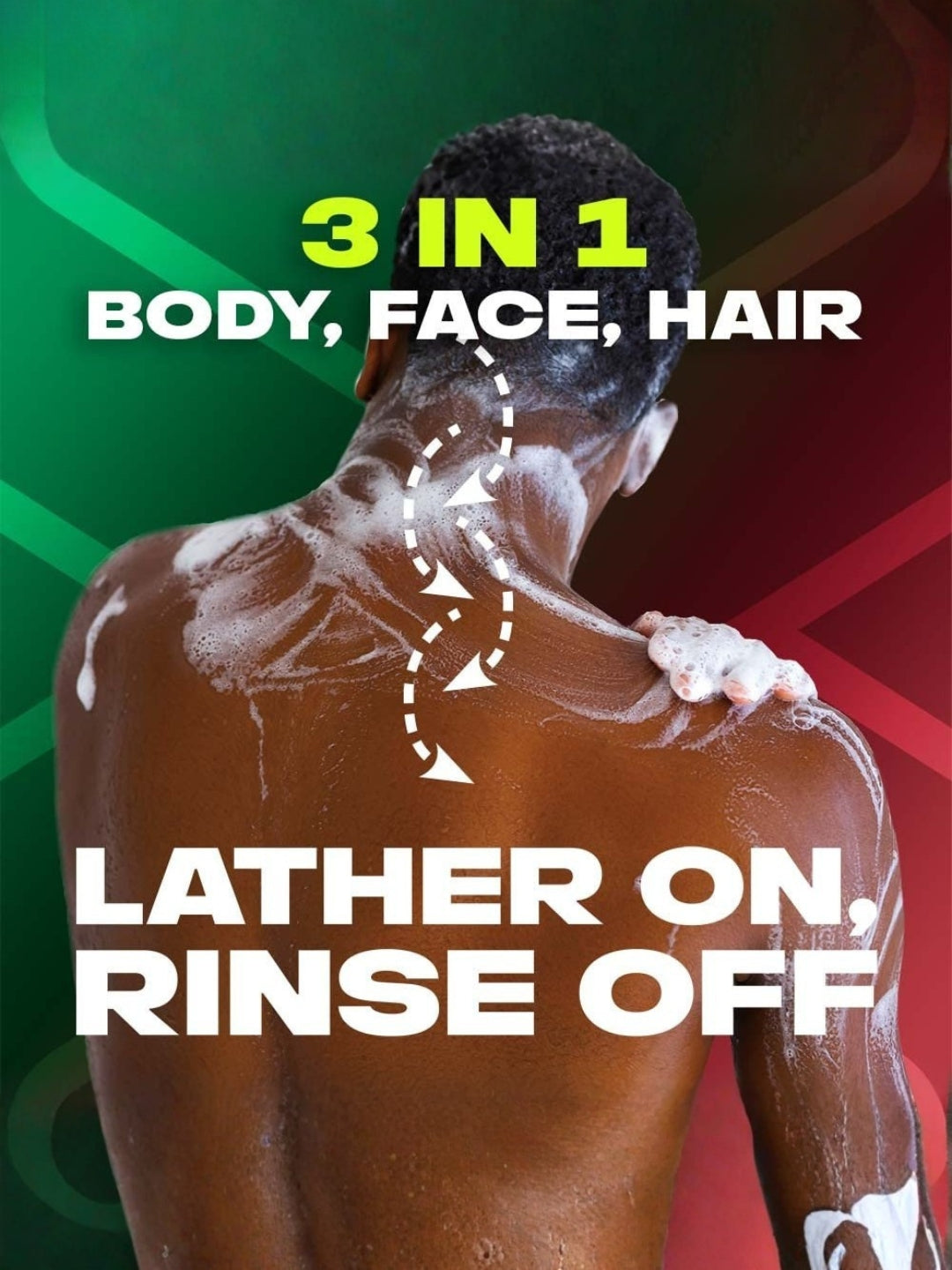 AXE  3 In 1 Body, Face & Hair Wash For Men  250ml