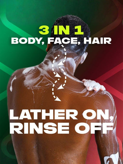 AXE  3 In 1 Body, Face & Hair Wash For Men  250ml