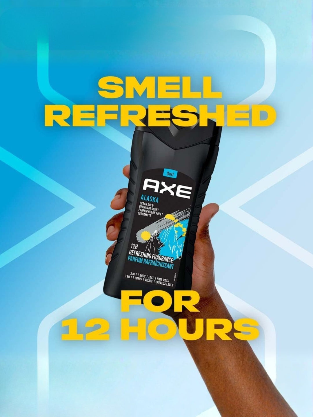 AXE  3 In 1 Body, Face & Hair Wash For Men  250ml