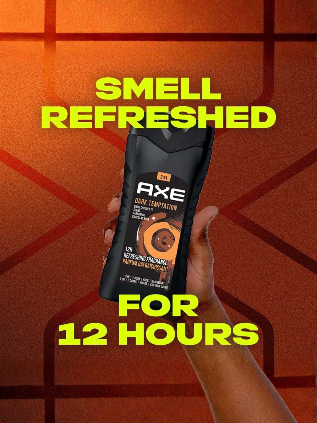 AXE  3 In 1 Body, Face & Hair Wash For Men  250ml