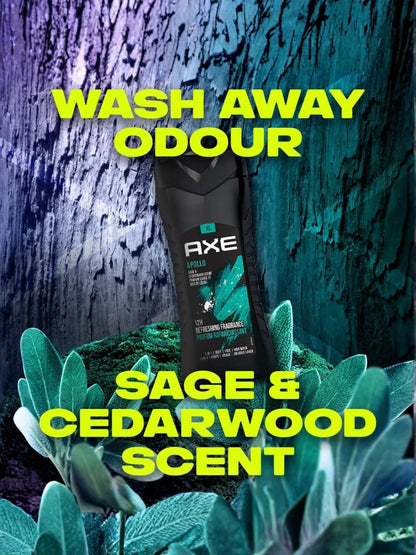 Axe 3 In 1 Body, Face & Hair Wash For Men  400ml