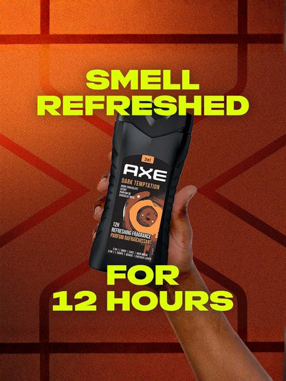 Axe 3 In 1 Body, Face & Hair Wash For Men  400ml