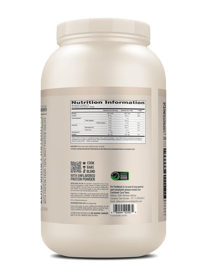 Isopure Zero Carb Whey Protein Isolate Unflavoured Powder (1 kg)