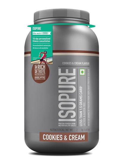 Isopure Low Carb Whey Protein Isolate Powder 2 kg