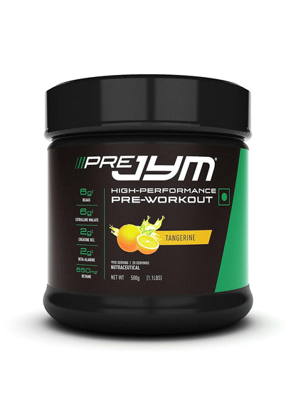 JYM Pre JYM Pre Workout Tangerine Powder 500g