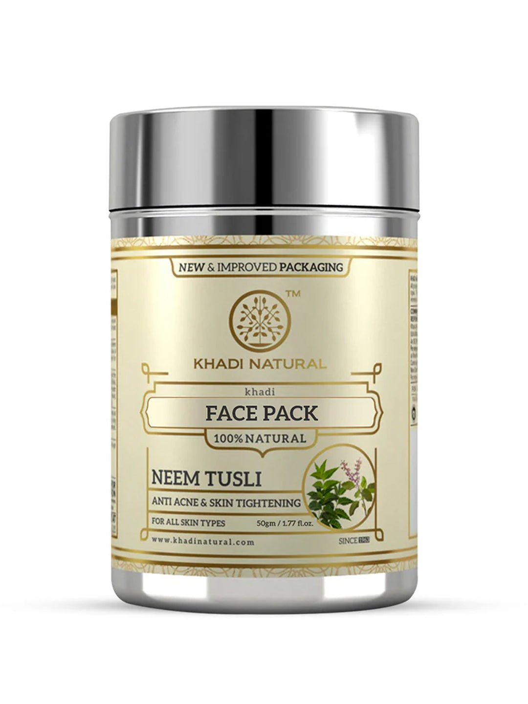 Khadi Natural Neem Tulsi Face Pack (50g)