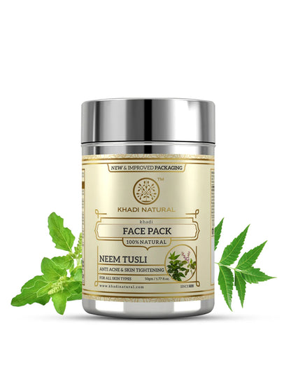 Khadi Natural Neem Tulsi Face Pack (50g)