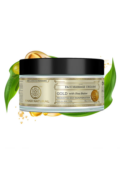 Khadi Natural Gold Face Massage Cream 50g