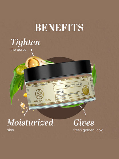Khadi Natural Gold Peel Off Mask (50g)