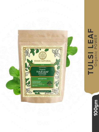 Khadi Natural Organic Tulsi Leaf Powder (100g)