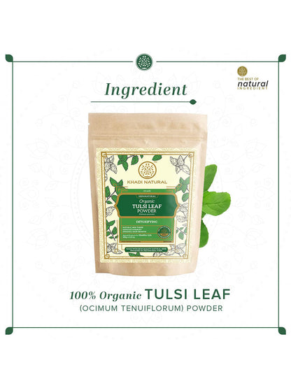 Khadi Natural Organic Tulsi Leaf Powder (100g)