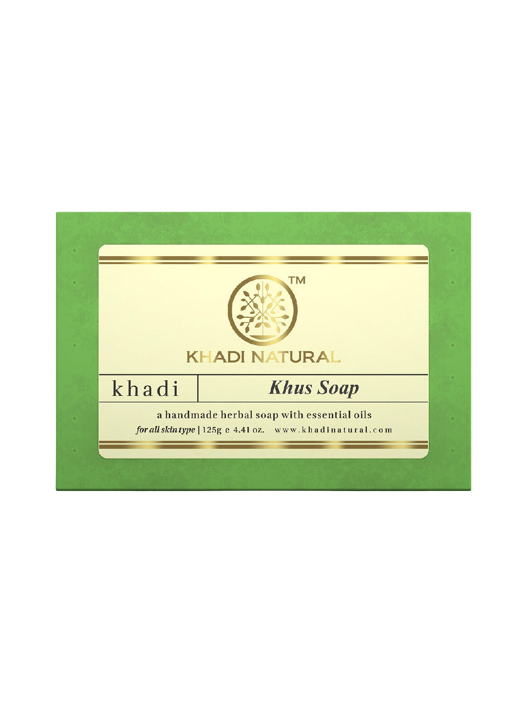 Khadi Natural Khus Soap 125g