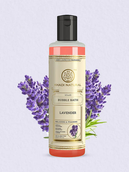 Khadi Natural Lavender Bubble Bath (210ml)
