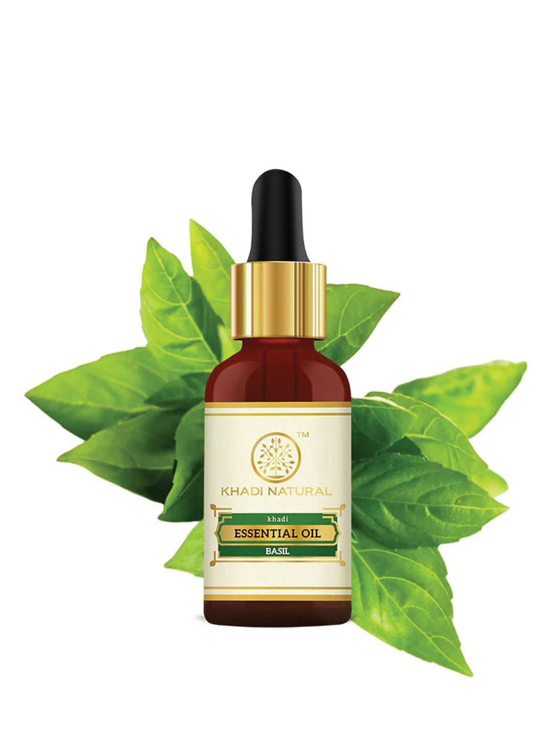 Khadi Natural Basil Essential Oil 15ml