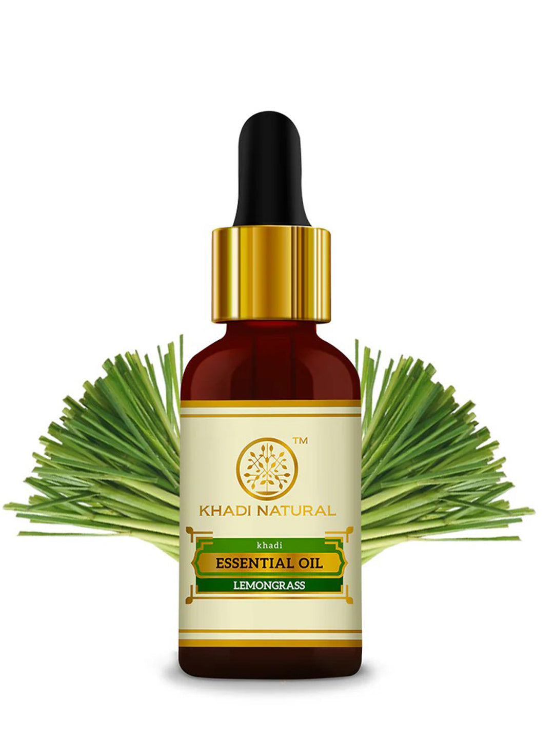 Khadi Natural Lemongrass Essential Oil (15ml)