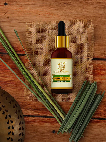 Khadi Natural Lemongrass Essential Oil (15ml)