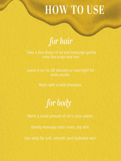 Khadi Natural Olive Hair & Body Oil (100ml)