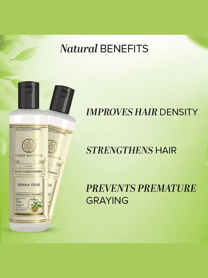 Khadi Natural Henna Tulsi Hair Conditioner (210ml)