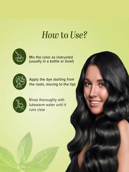 Khadi Natural Black Hair Colour 150g