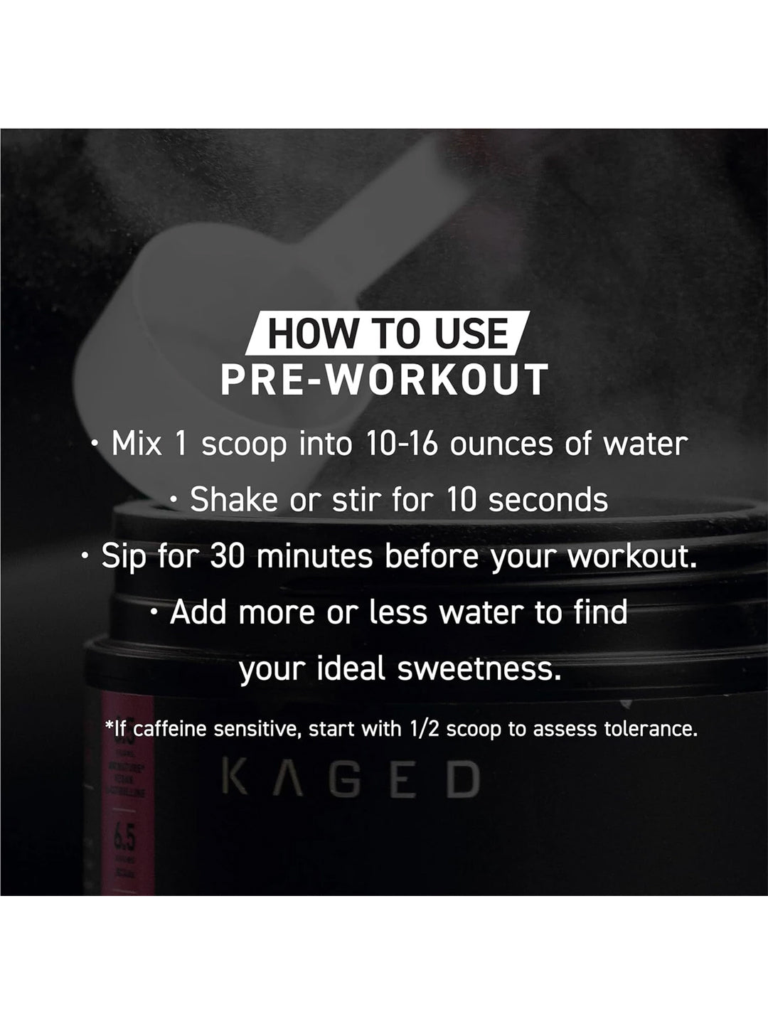 Kaged Pre-Workout Fruit Punch Powder (568 g)
