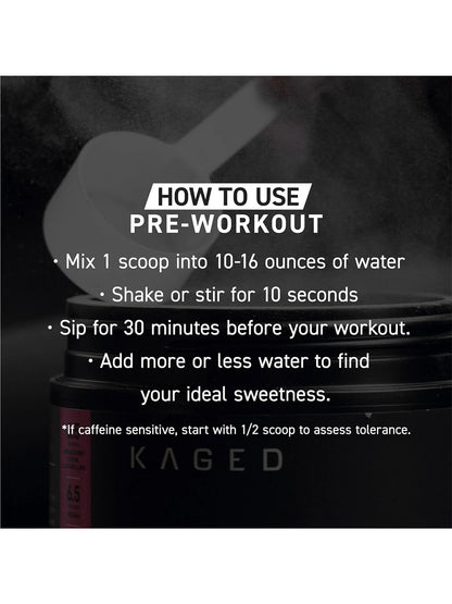 Kaged Pre-Workout Fruit Punch Powder (568 g)