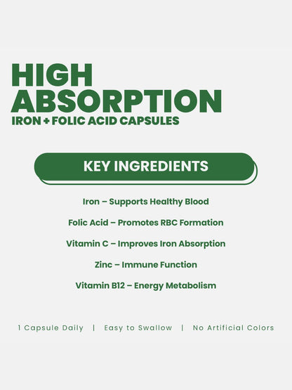 Leeforia Iron and Folic Acid Capsule 30
