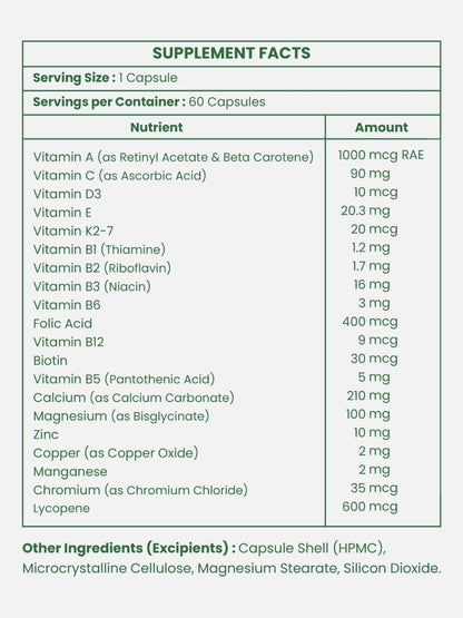 Leeforia Multivitamin for Him 30 Capsules