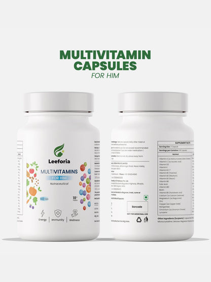 Leeforia Multivitamin For Him 60 Capsules
