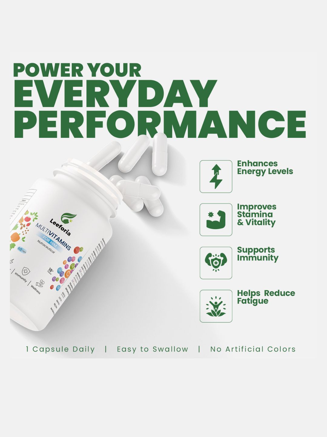 Leeforia Multivitamin For Him 60 Capsules