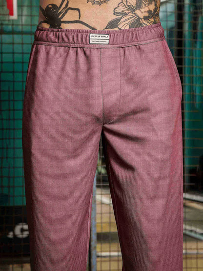 House Of Koala Lavender Textured Pattern All Day Pants