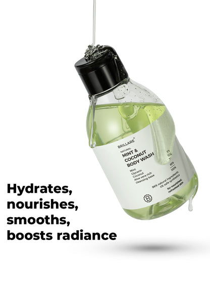 Brillare Mint & Coconut Body Wash (200ml)