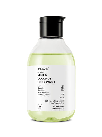 Brillare Mint & Coconut Body Wash (200ml)