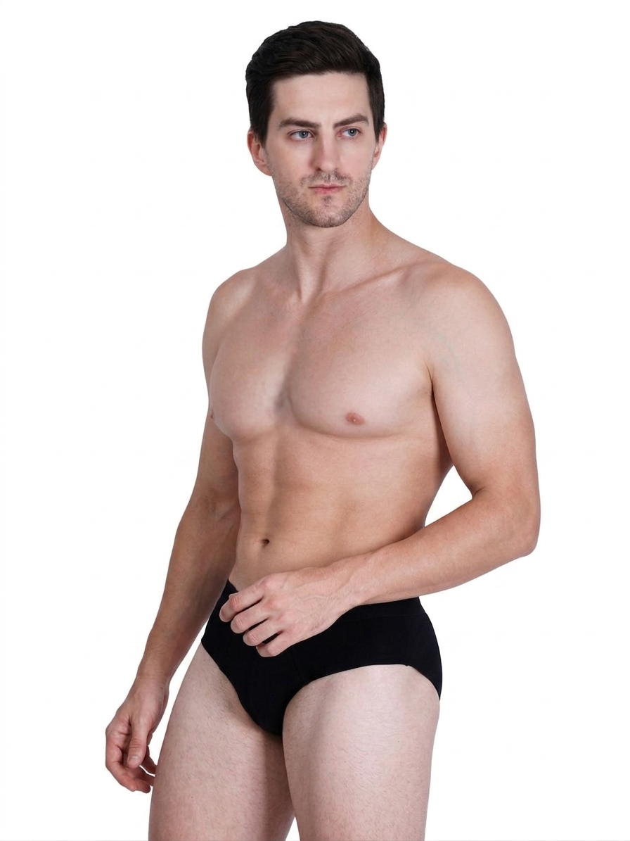 Bamboology Black Frenchie Fit Underwear Pack of 2