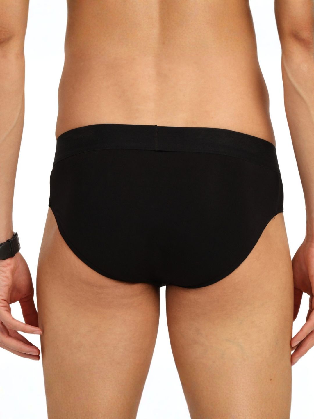 Bamboology Men's Black Super Comfortable Briefs