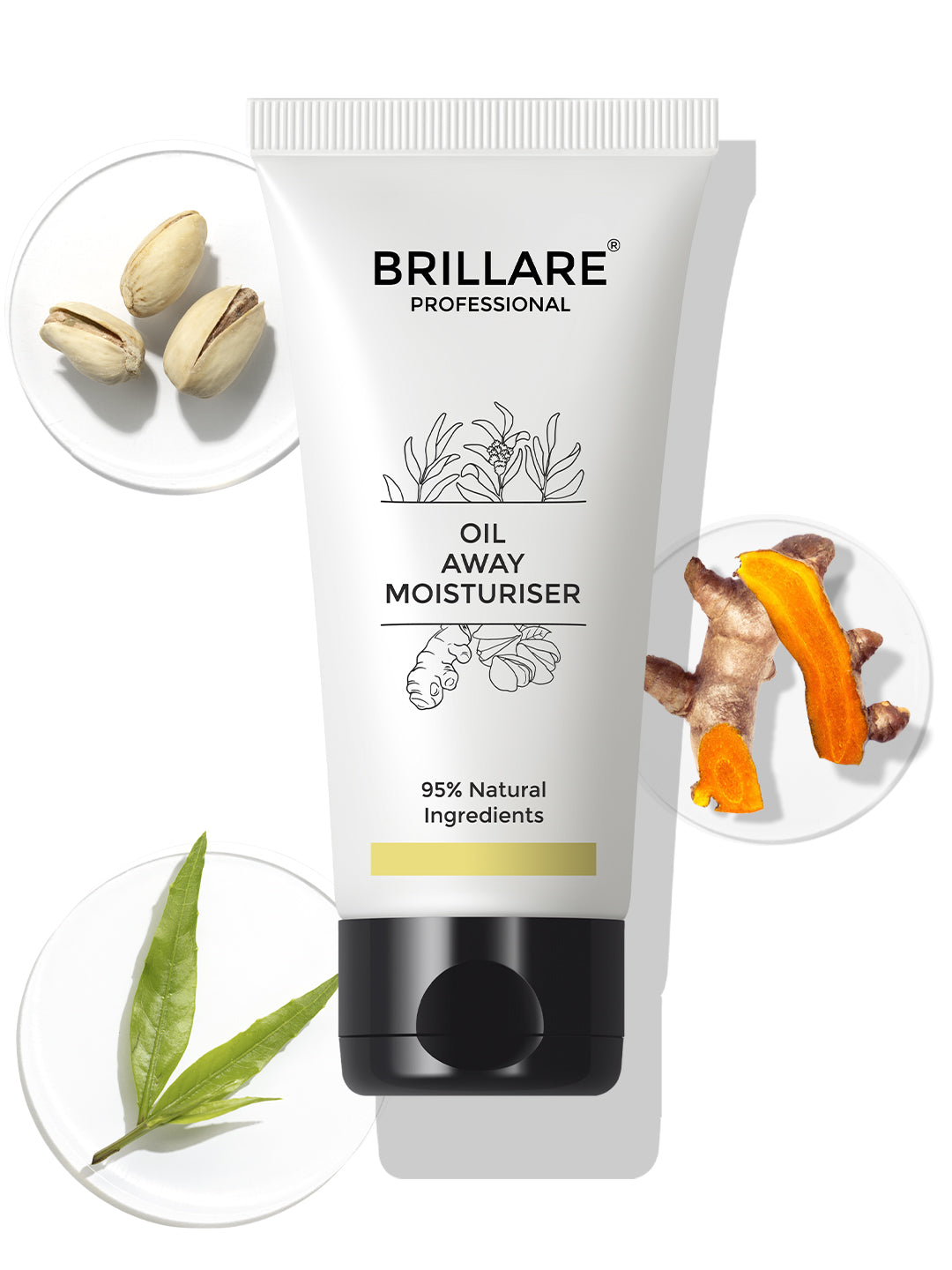 Brillare Oil Away Moisturizers For Oily, Acne Prone Skin (50ml)