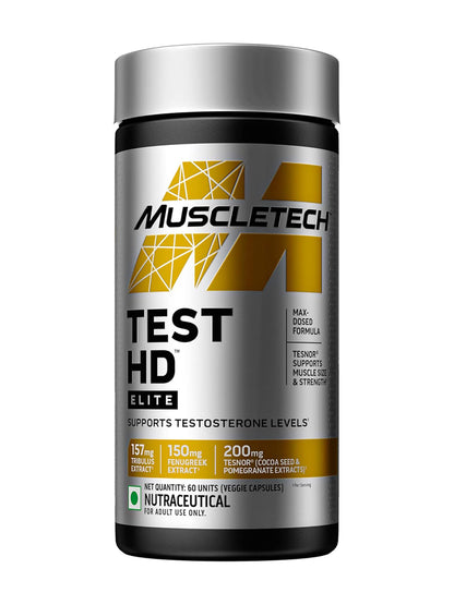 Muscletech Test HD Elite Testosterone Support Capsules 60 Capsules