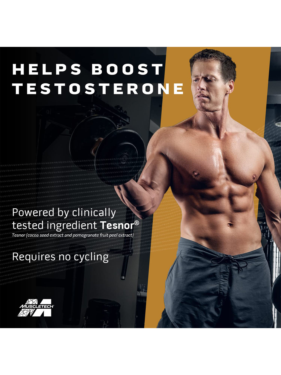 Muscletech Test HD Elite Testosterone Support Capsules 60 Capsules