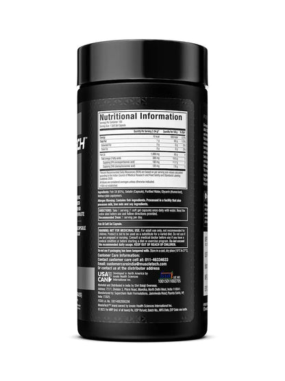 Muscletech Platinum 100% Fish Oil Omega-3 Softgels (100)