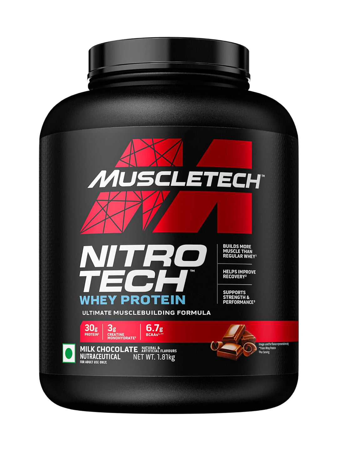 Muscletech Nitro Tech Whey Protein Powder 1.81 kg